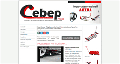 Desktop Screenshot of cebep.fr