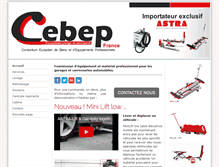 Tablet Screenshot of cebep.fr